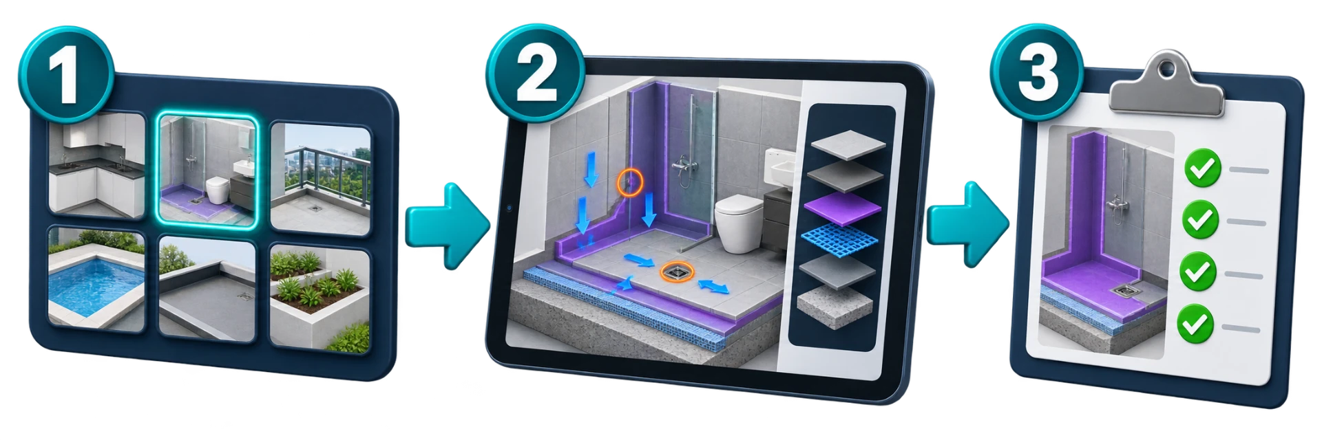 Como usar o ImpermePro Visual em três passos